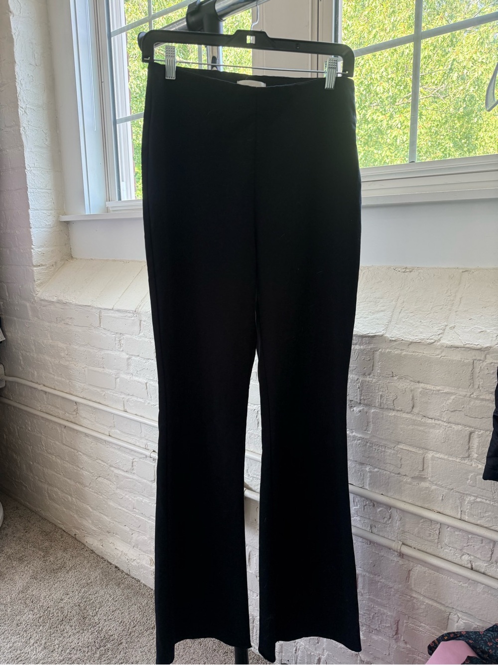 H&M Black Slight flare Cut Women's dress Pants